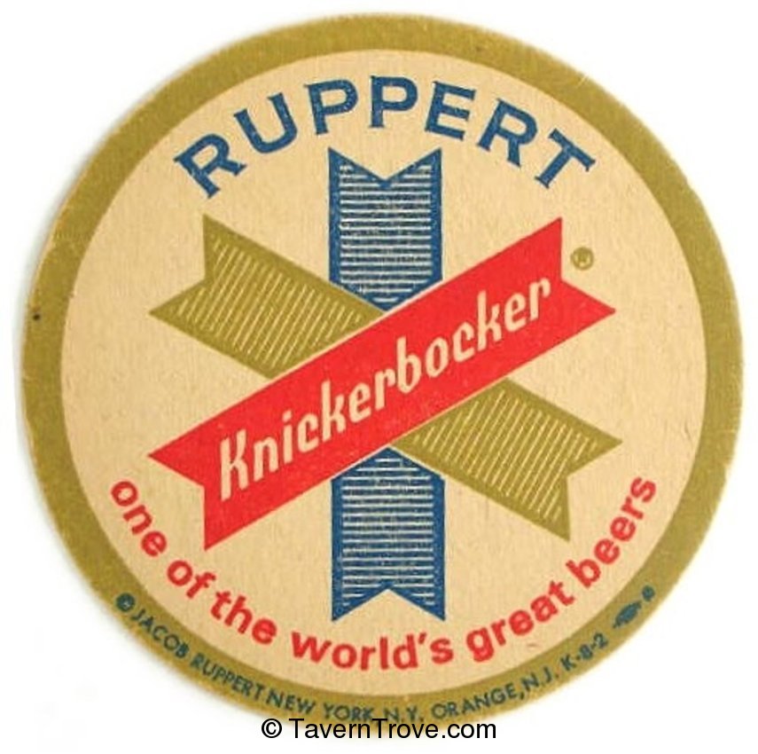 Ruppert Knickerbocker Beer