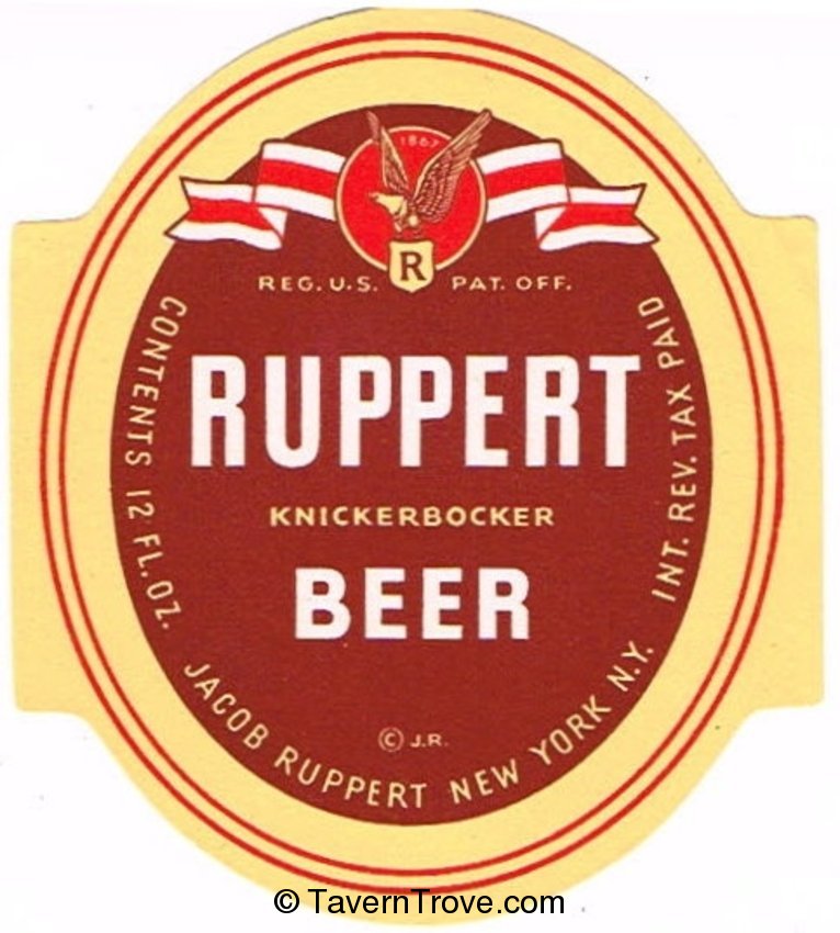 Ruppert Knickerbocker Beer