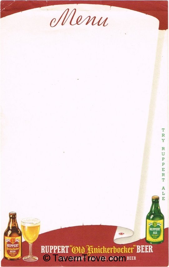 Ruppert Knickerbocker Beer