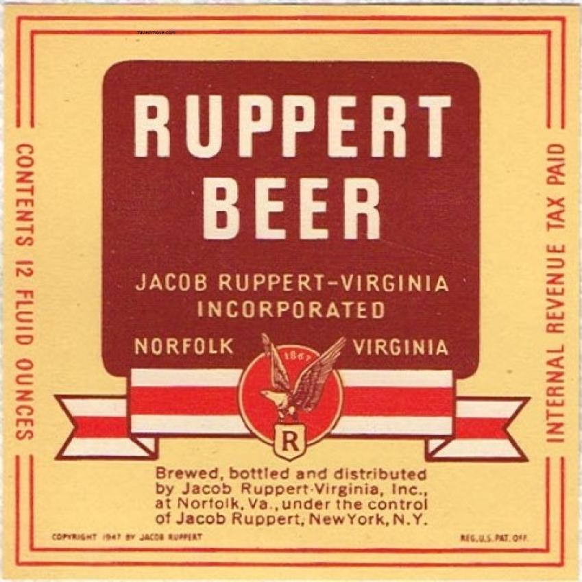 Ruppert Knickerbocker Beer