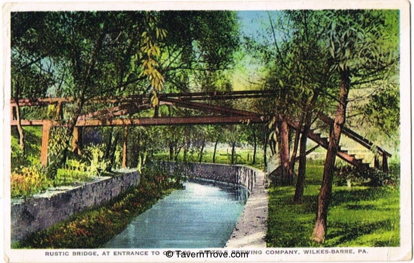 Bartel's Brewery Rustic Bridge At Entrance To Offices