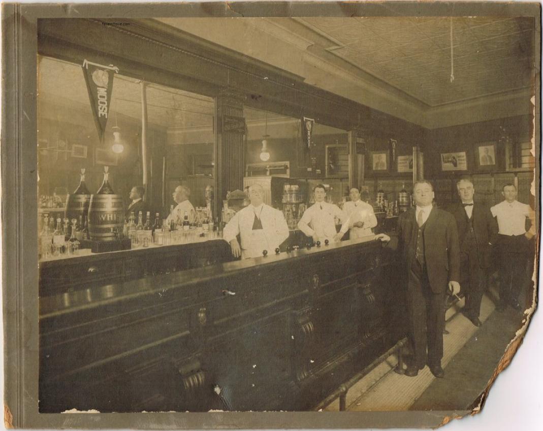 Saloon Interior Bowler Bros ROG Barclay Perkins Wooster Massachusetts