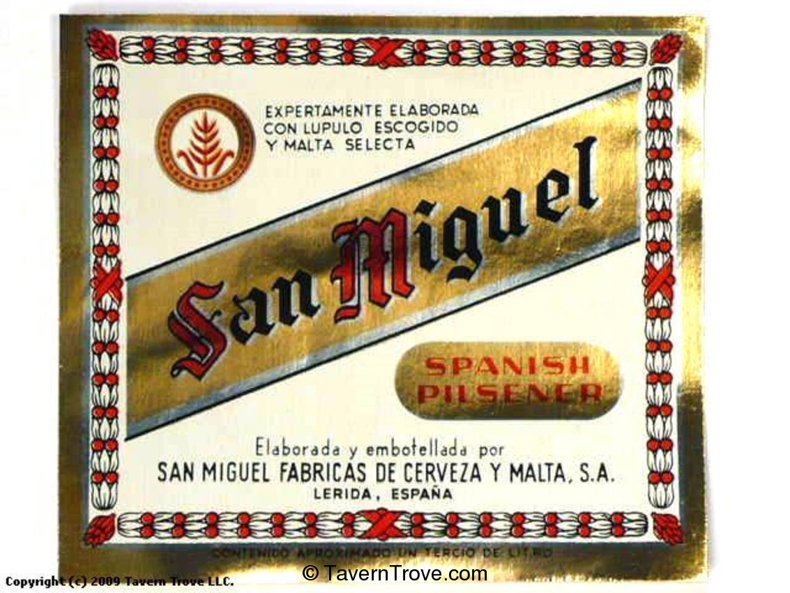 San Miguel Spanish Pilsener