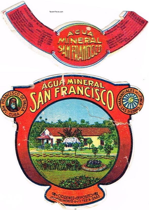San Francisco Mineral Water (Small) Las Piedras Cuba