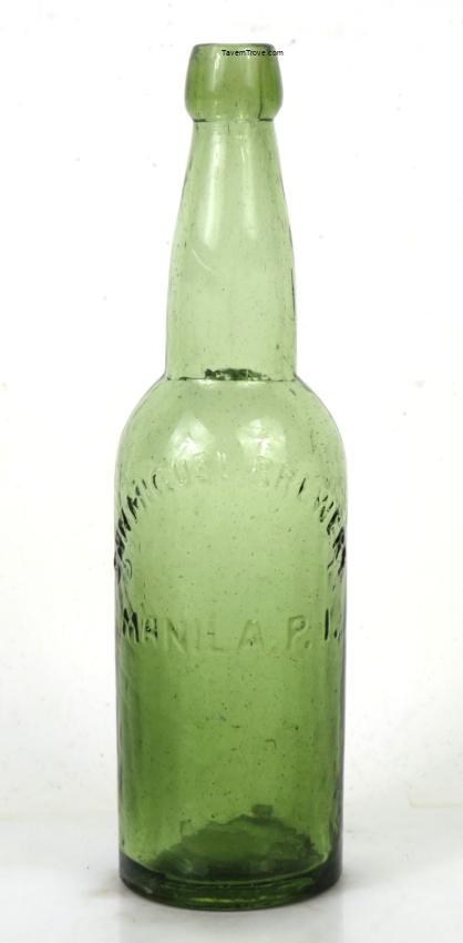 San Miguel Brewery 12oz Beautiful Embossed Bottle Manilla Philippines
