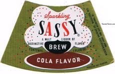 Sassy Brew Cola Malt Liquor