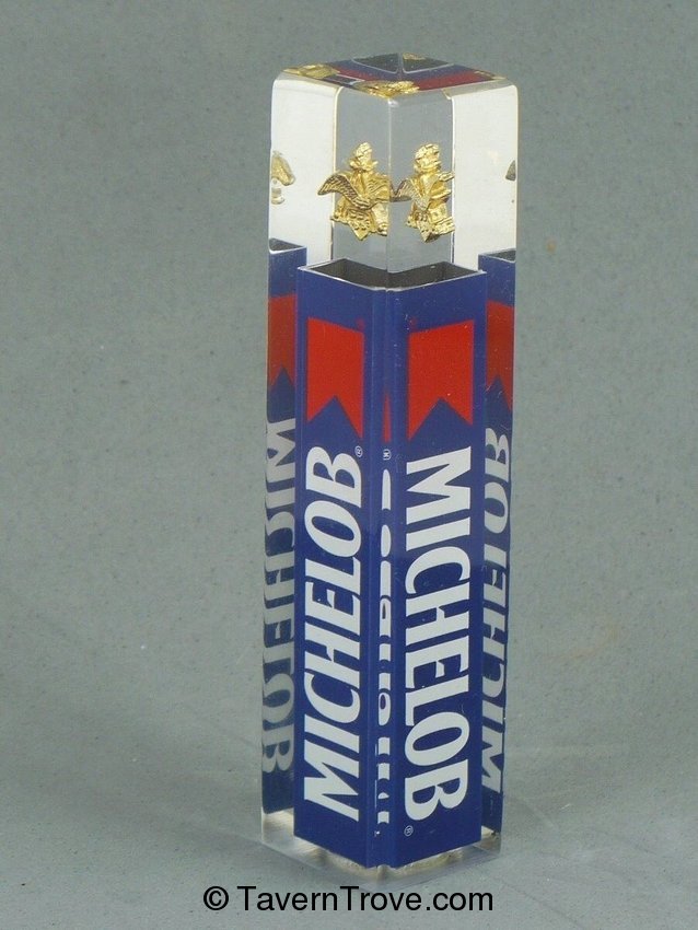 Scarce 1980s MICHELOB BEER 4¼ inch Blue Lucite Shotgun Tap