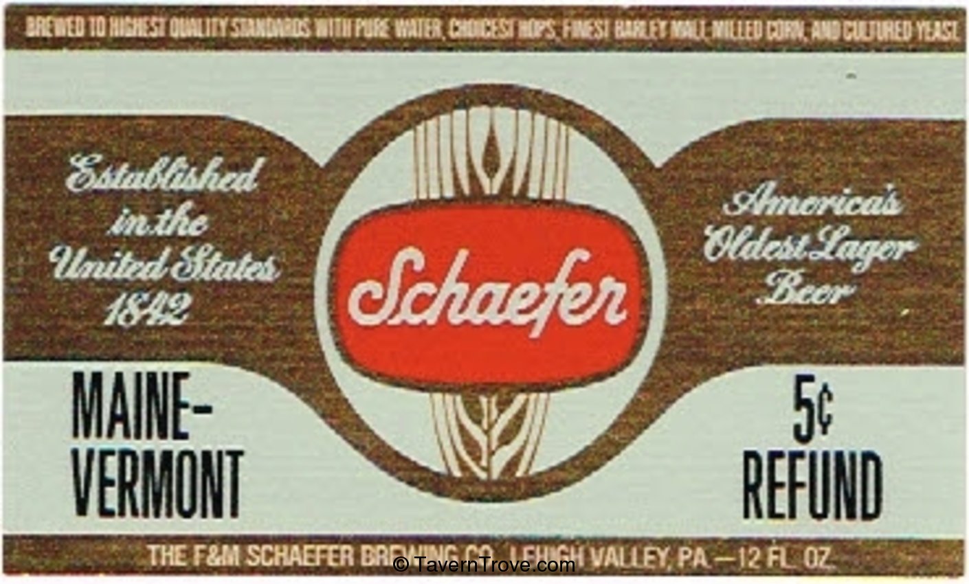 Schaefer Beer 