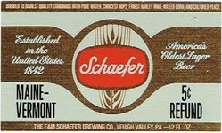 Schaefer Beer 