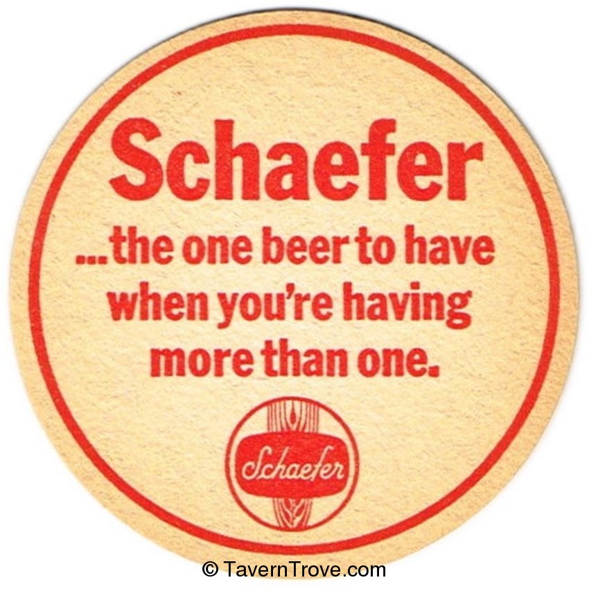 Schaefer Beer