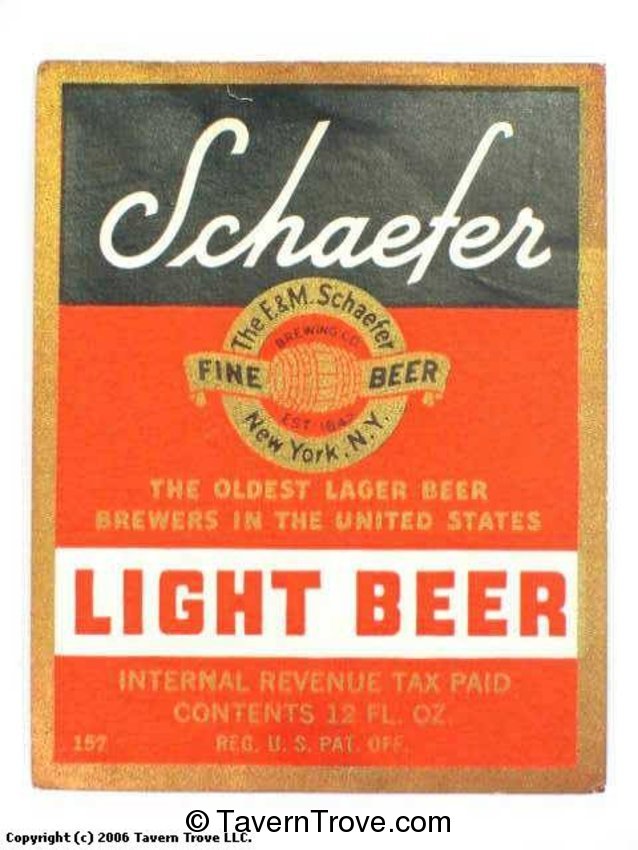 Schaefer Light Beer