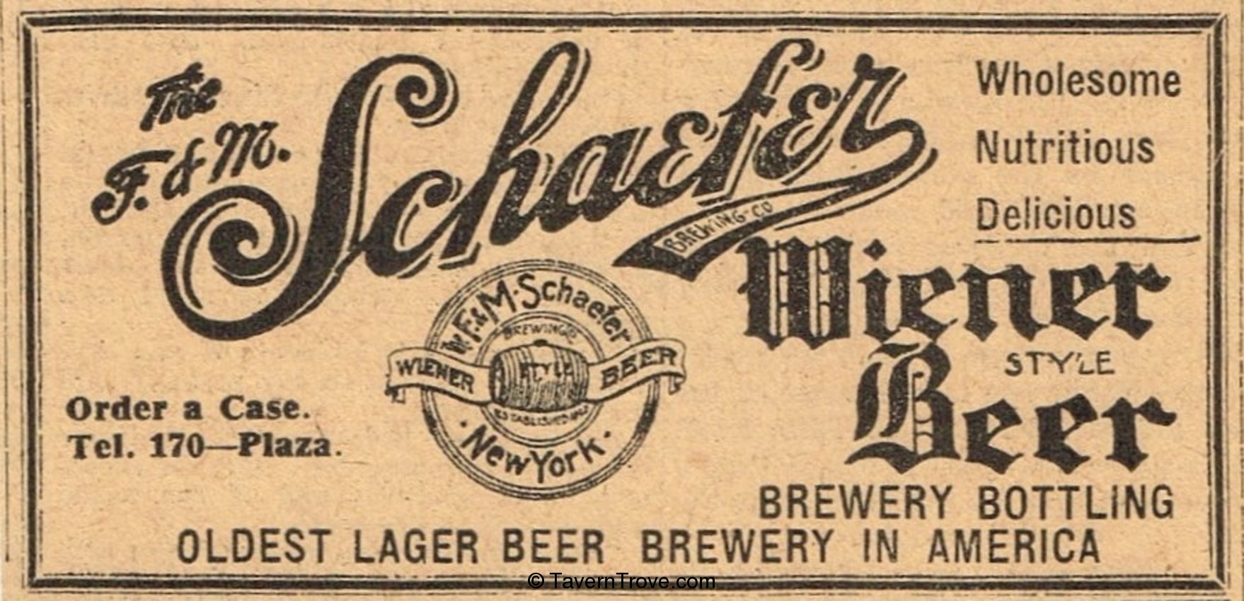 Schaefer Wiener Beer