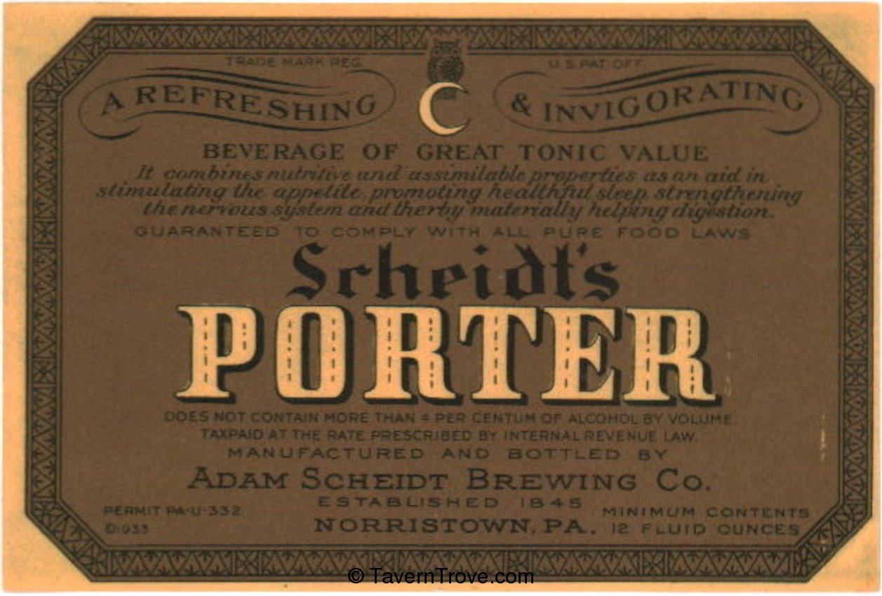 Scheidt's Porter