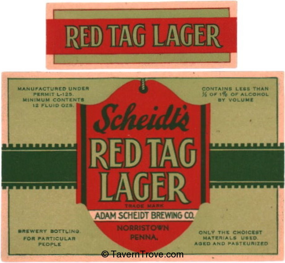 Scheidt's Red Tag Lager