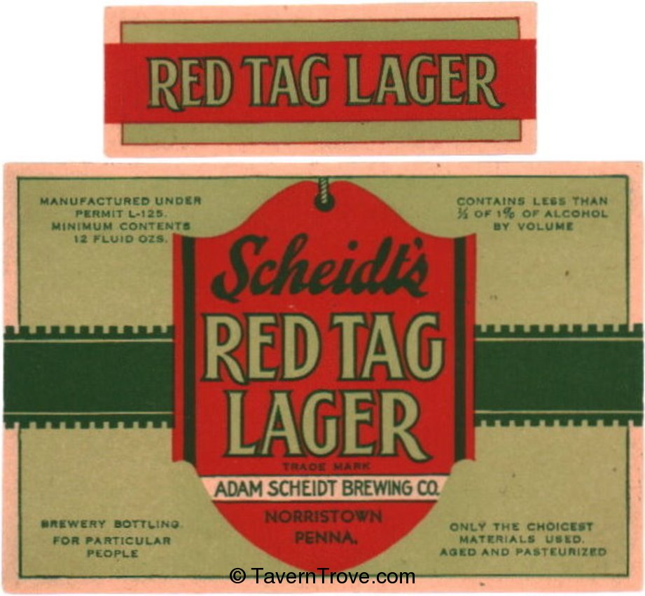 Scheidt's Red Tag Lager