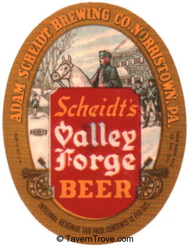 Scheidt's Valley Forge Beer