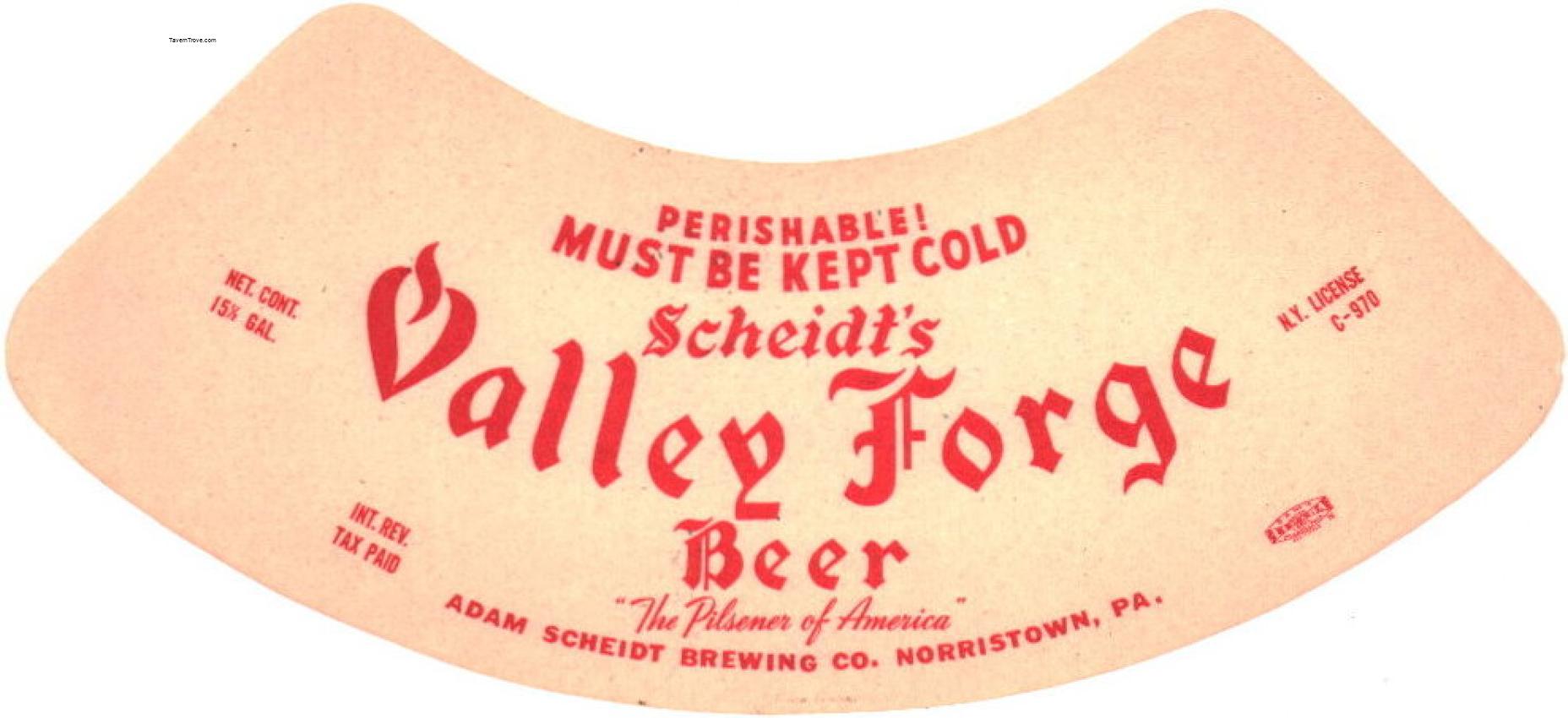 Scheidt's Valley Forge Beer