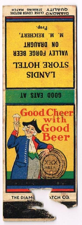 Scheidt's Valley Forge Beer