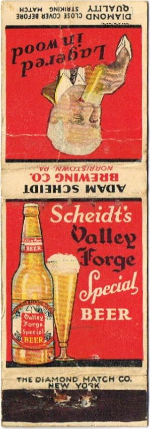 Scheidt's Valley Forge Special Beer