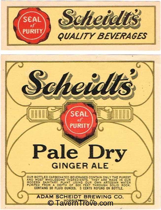 Scheidt's Pale Dry Ginger Ale
