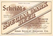 Scheidt's Special Dark Beer