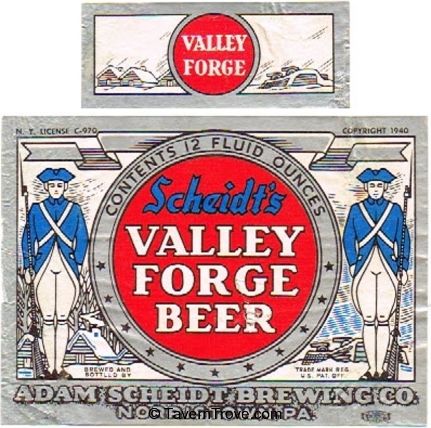 Scheidt's Valley Forge Beer