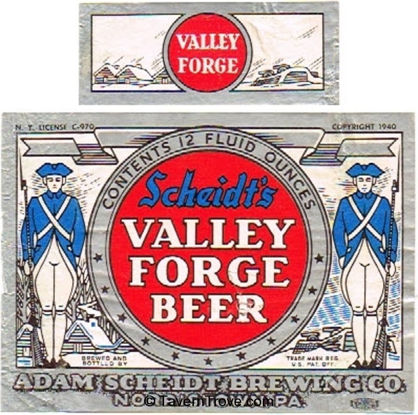 Scheidt's Valley Forge Beer