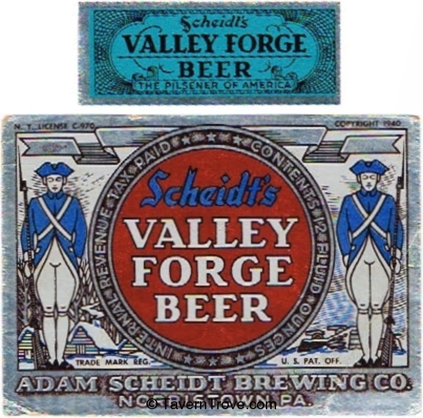 Scheidt's Valley Forge Beer