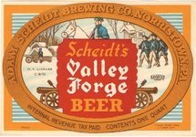 Scheidt's Valley Forge Beer