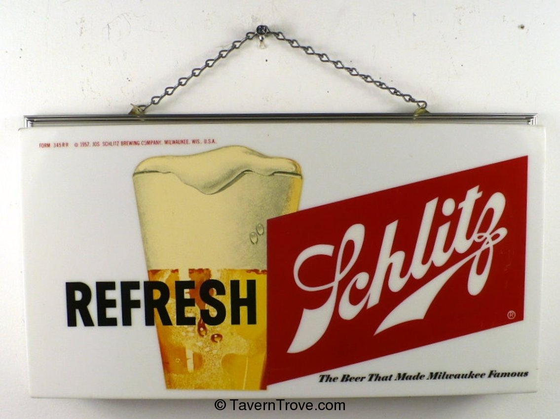 Schitz Beer lighted sign