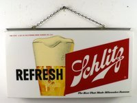 Schitz Beer lighted sign