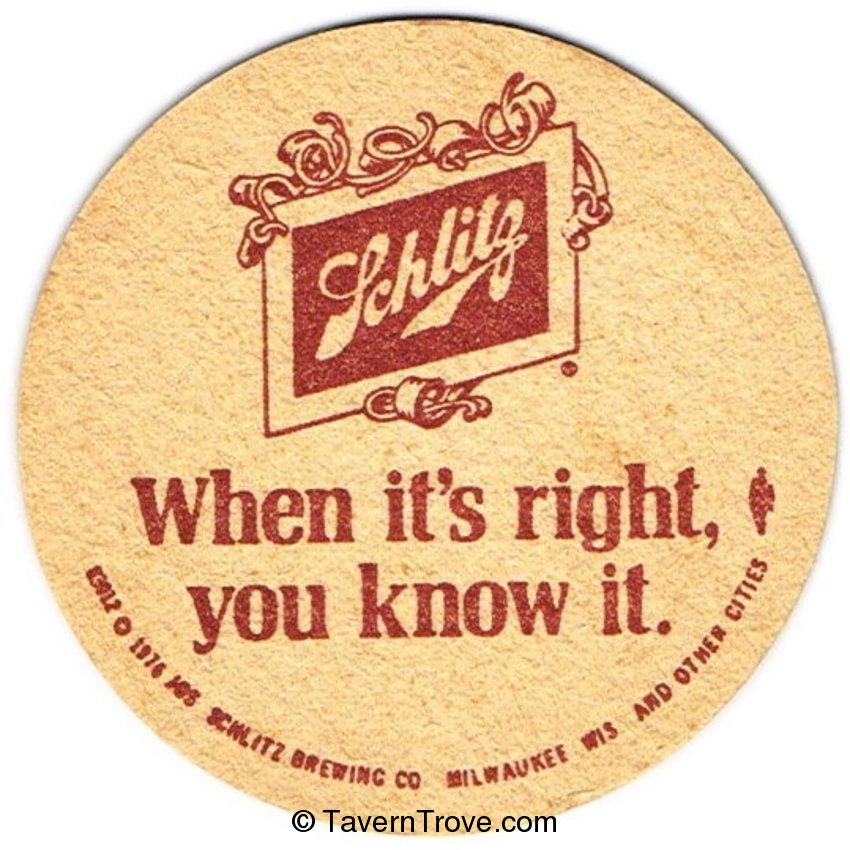 Schlitz Beer