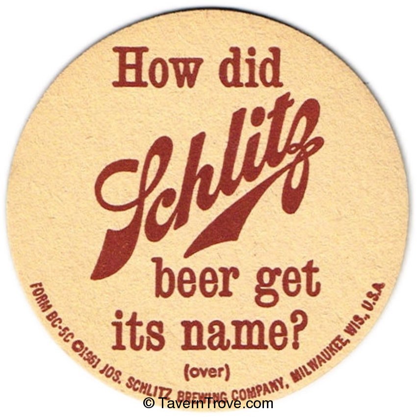 Schlitz Beer