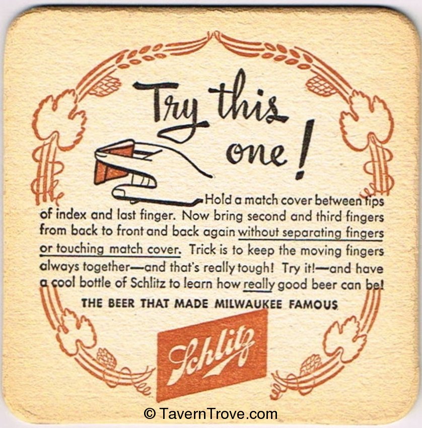 Schlitz Beer ~Try It!