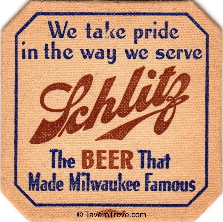 Schlitz Beer Octagon