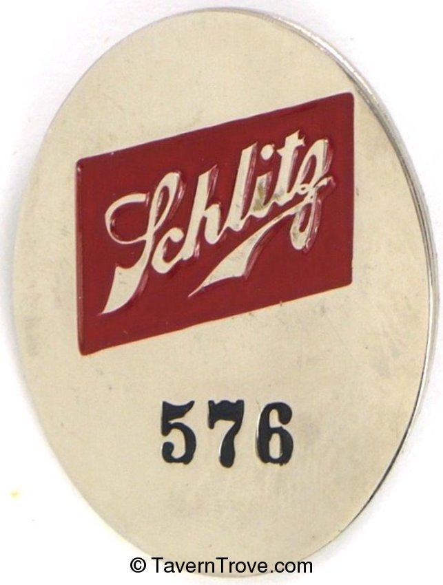 Schlitz Beer Employee Badge