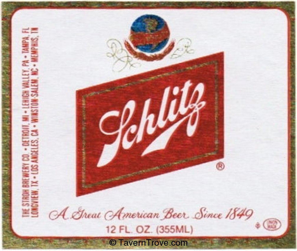 Schlitz Beer