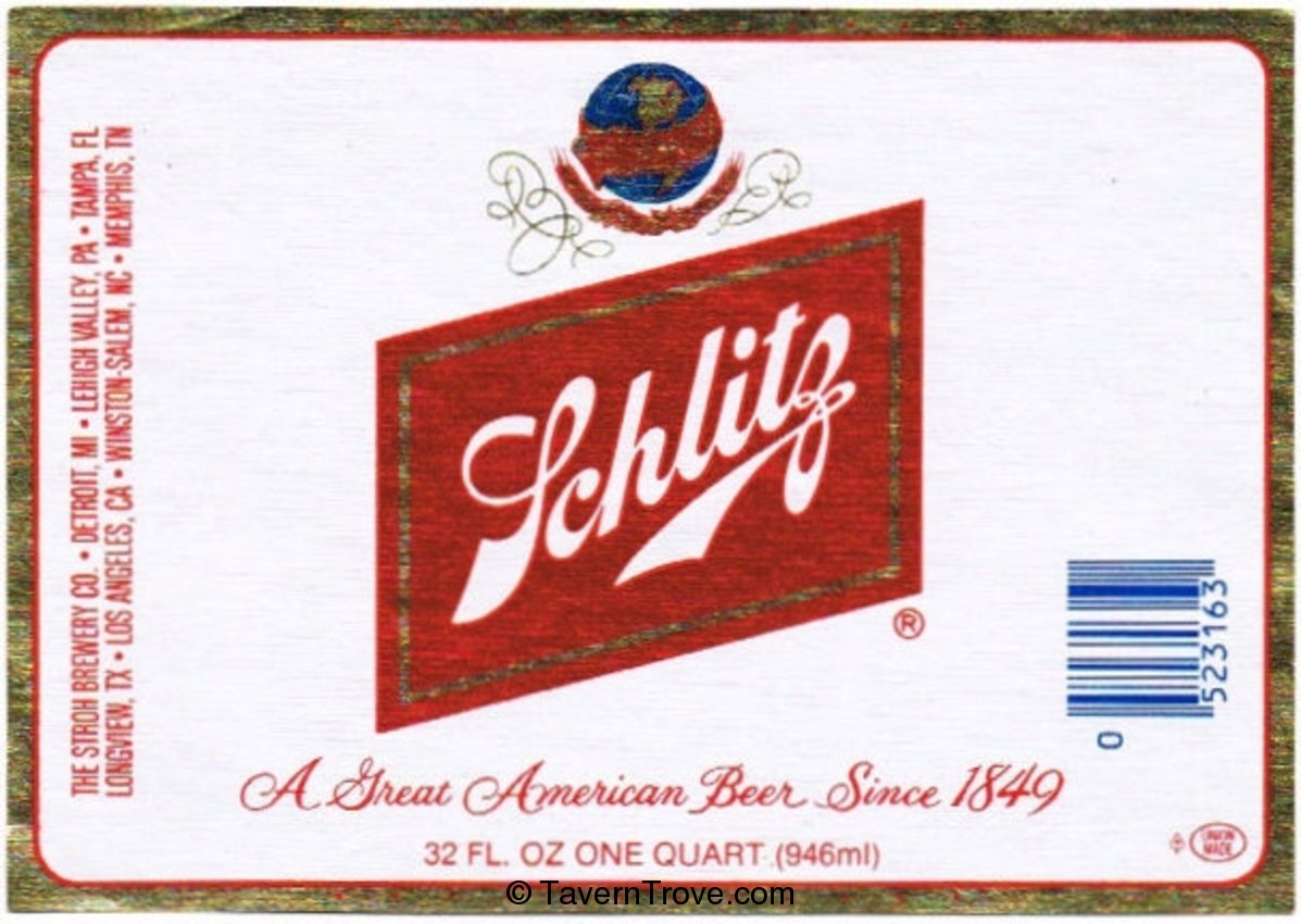 Schlitz Beer