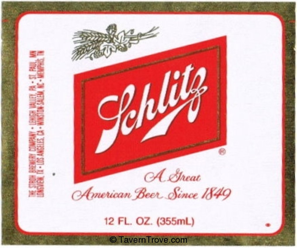 Schlitz Beer