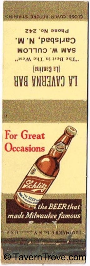 Schlitz Beer