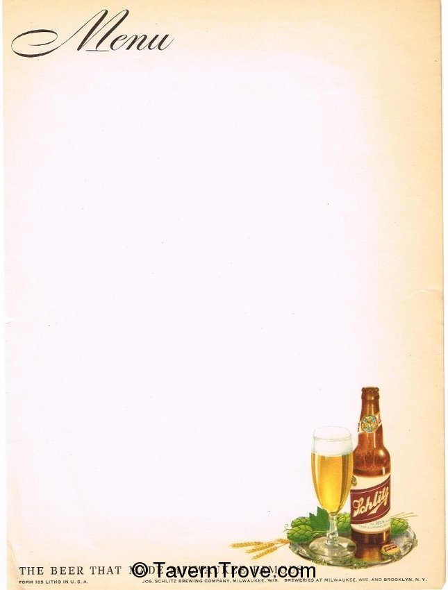 Schlitz Beer