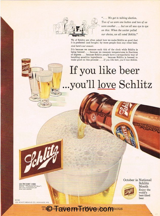 Schlitz Beer