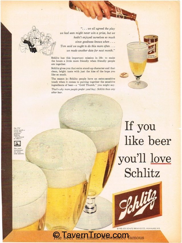 Schlitz Beer