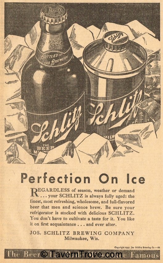 Schlitz Beer