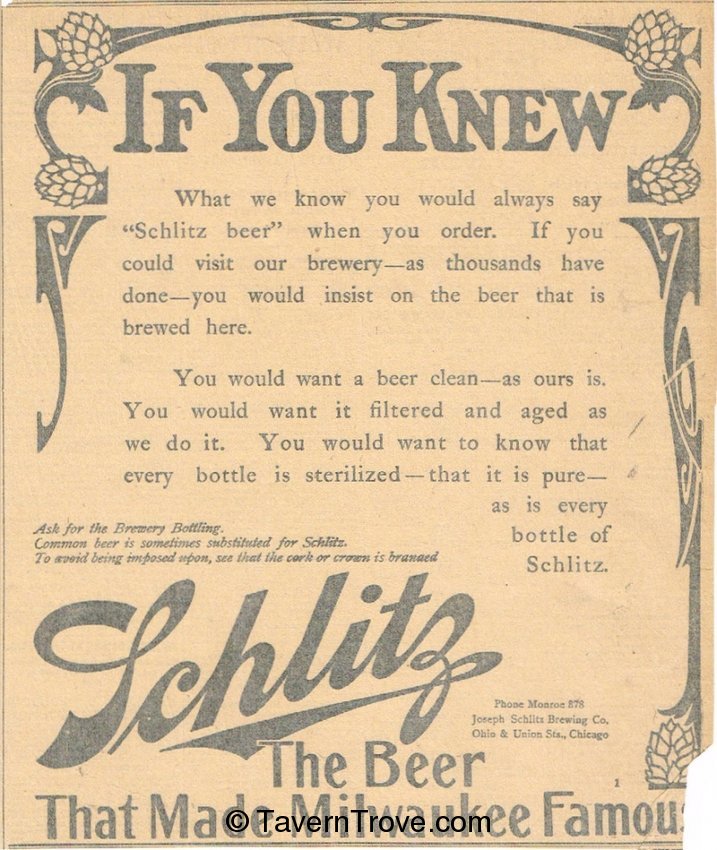 Schlitz Beer