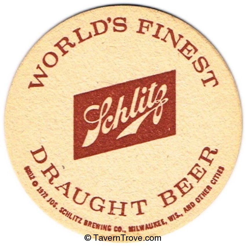 Schlitz Draught Beer