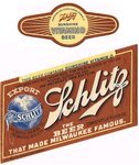 Schlitz Export Beer