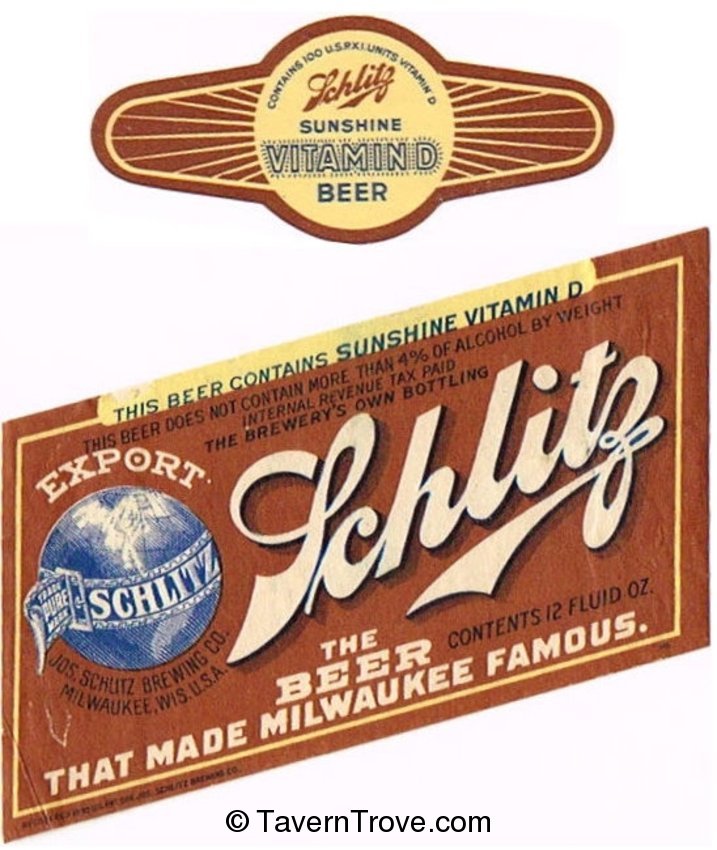 Schlitz Export Beer