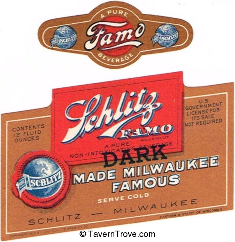 Schlitz Famo Dark