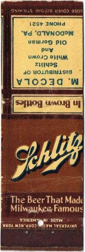 Schlitz Beer